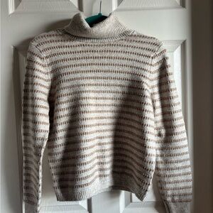 Tahari Women's Cream Cowl Neck Sweater